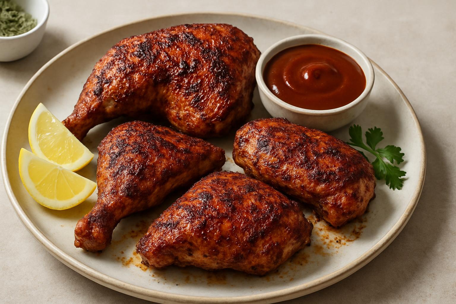 BBQ kip met cajunkruiden
